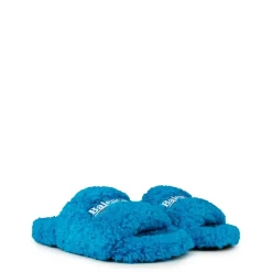 Balenciaga Bal Fur Slides in Multi