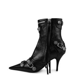 Balenciaga Cagole 90mm Ankle Boots in Black