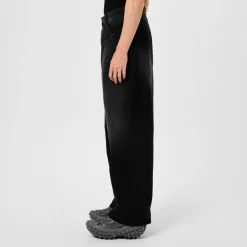 Balenciaga Denim Size Sticker Baggy Trousers in Black
