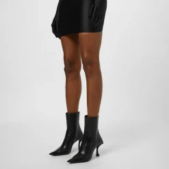 Balenciaga Hourglass Booties in Black