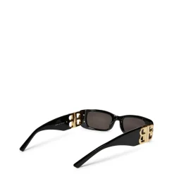 Balenciaga Rectangle Frame Sunglasses in Grey