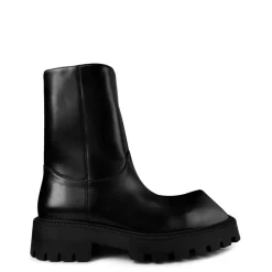 Balenciaga Rhino Chelsea Leather Boots in Black