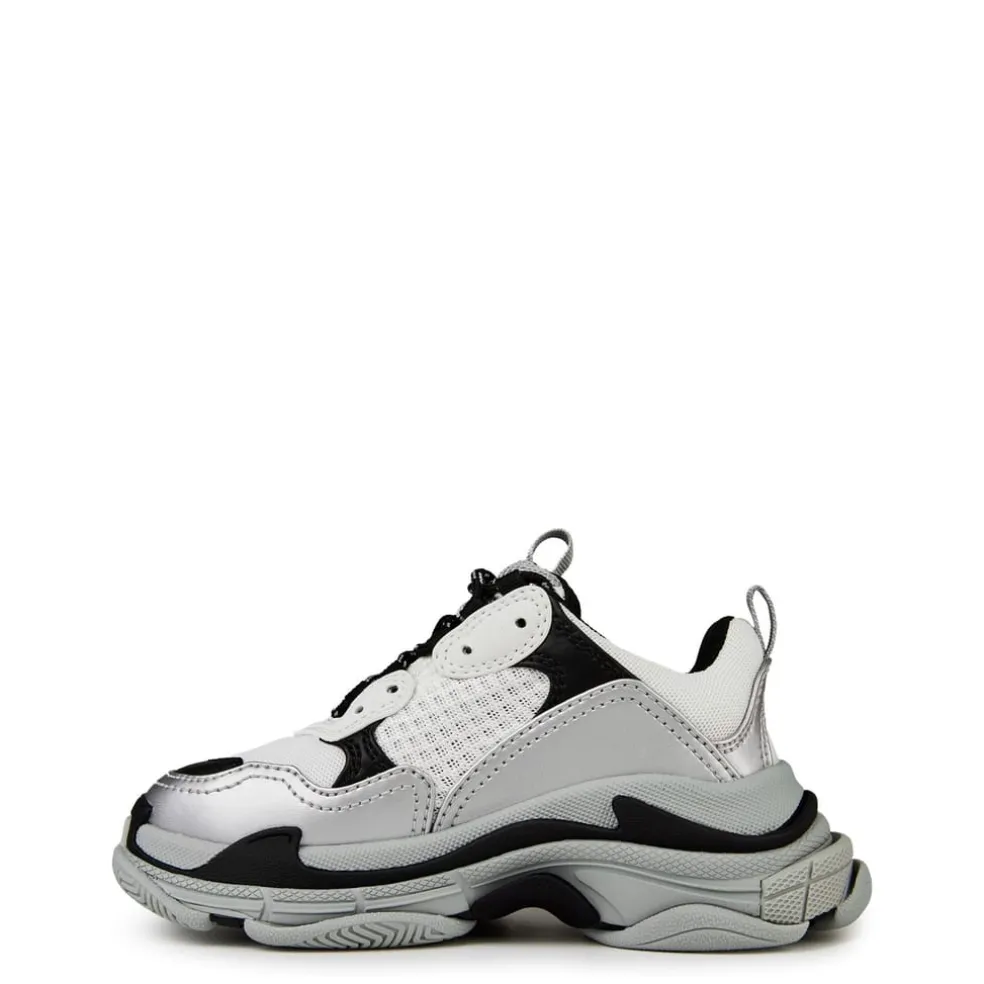 Balenciaga Triple S Chunky Heel Trainers in Grey