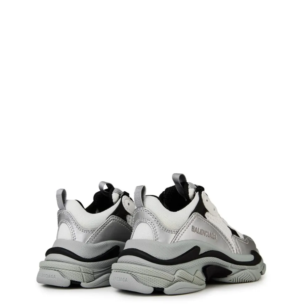 Balenciaga Triple S Chunky Heel Trainers in Grey