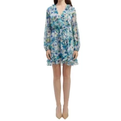 Bardot Triple Frill Drs in Blue