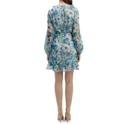 Bardot Triple Frill Drs in Blue