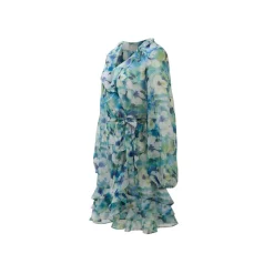 Bardot Triple Frill Drs in Blue