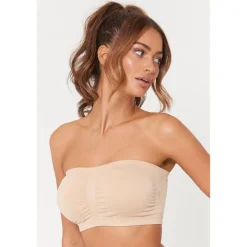 Be You 2 Pack Bandeau Bra in White