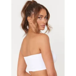 Be You 2 Pack Bandeau Bra in White
