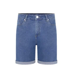 Be You Denim Bermuda Shorts in Blue