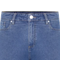 Be You Denim Bermuda Shorts in Blue