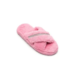 Be You Diamante Slipper In A Gift Bag in Pink