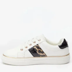 Be You Girls Leopard Trainers in Multi