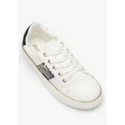 Be You Girls Leopard Trainers in Multi