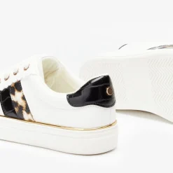 Be You Girls Leopard Trainers in Multi