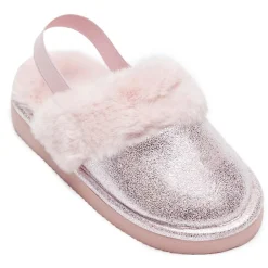 Be You Girls Shimmer Slipper in Pink