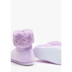 Be You Girls Slipper Boot in Purple