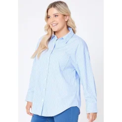 Be You Stripe Shirt in Blue