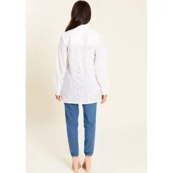 Be You Twstd Relaxed Fit Long Sleeve Shirt in White