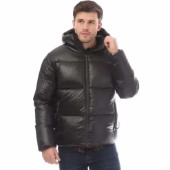 Belstaff Down Filled Ripstop Resolve Jacket in Black
