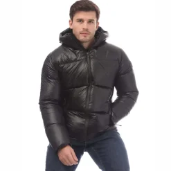 Belstaff Down Filled Ripstop Resolve Jacket in Black