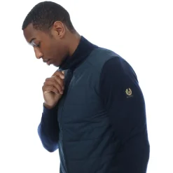 Belstaff Kelbrook Zip Cardigan in Navy