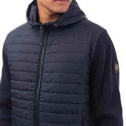 Belstaff Vert Full Zip Cardigan in Navy