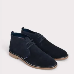 Ben Sherman Hemmings Desert Boots in Navy
