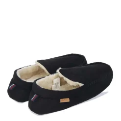 Ben Sherman Mens Casa Cartegena Moccasin Slippers in Black