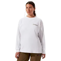 Berghaus Mera Peak Long Sleeve T-Shirt in White