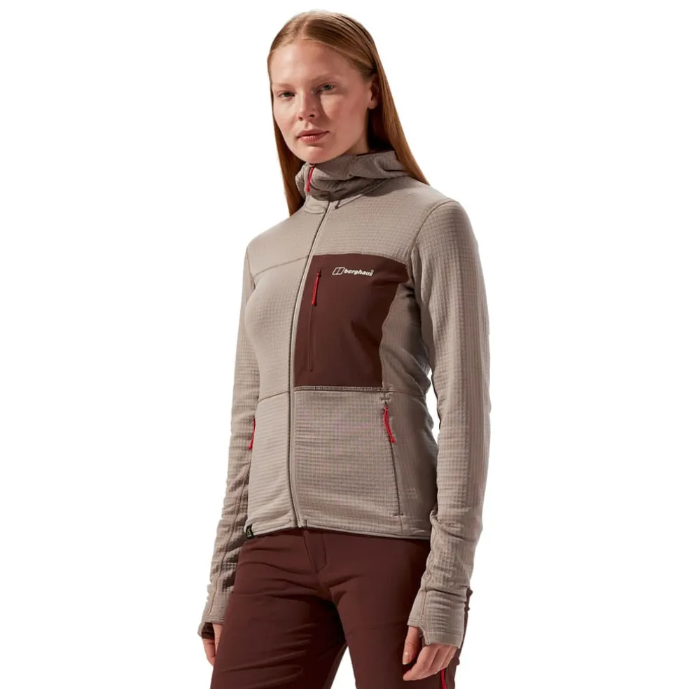 Berghaus Ridge-Hiker Hooded Jacket in Taupe
