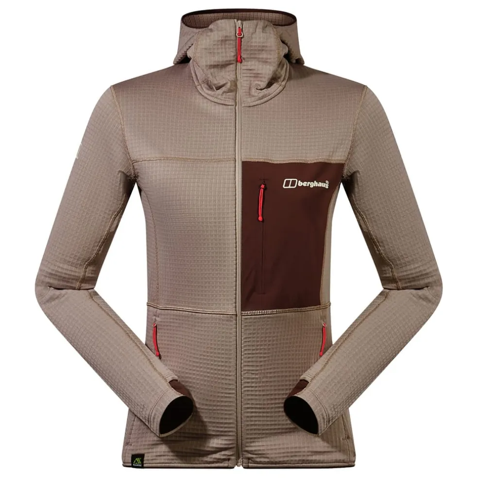 Berghaus Ridge-Hiker Hooded Jacket in Taupe
