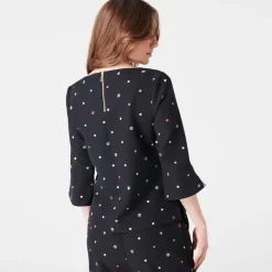 Biba Contour Cuff Shell Blouse in Multi