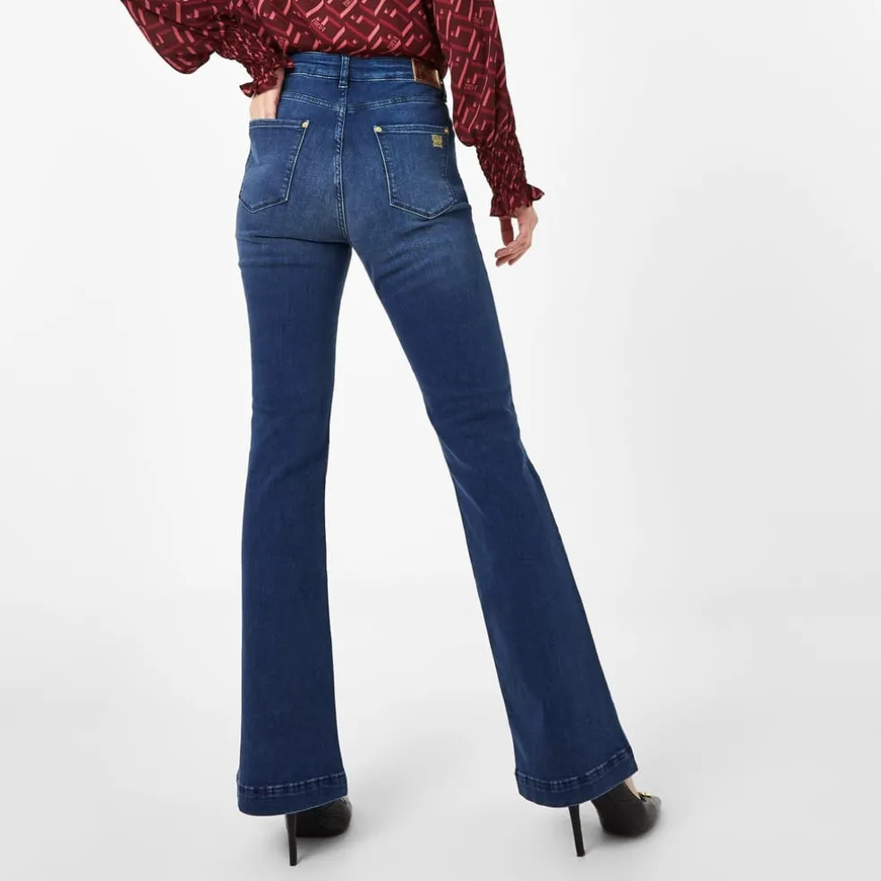 Biba Flare Jeans in Blue