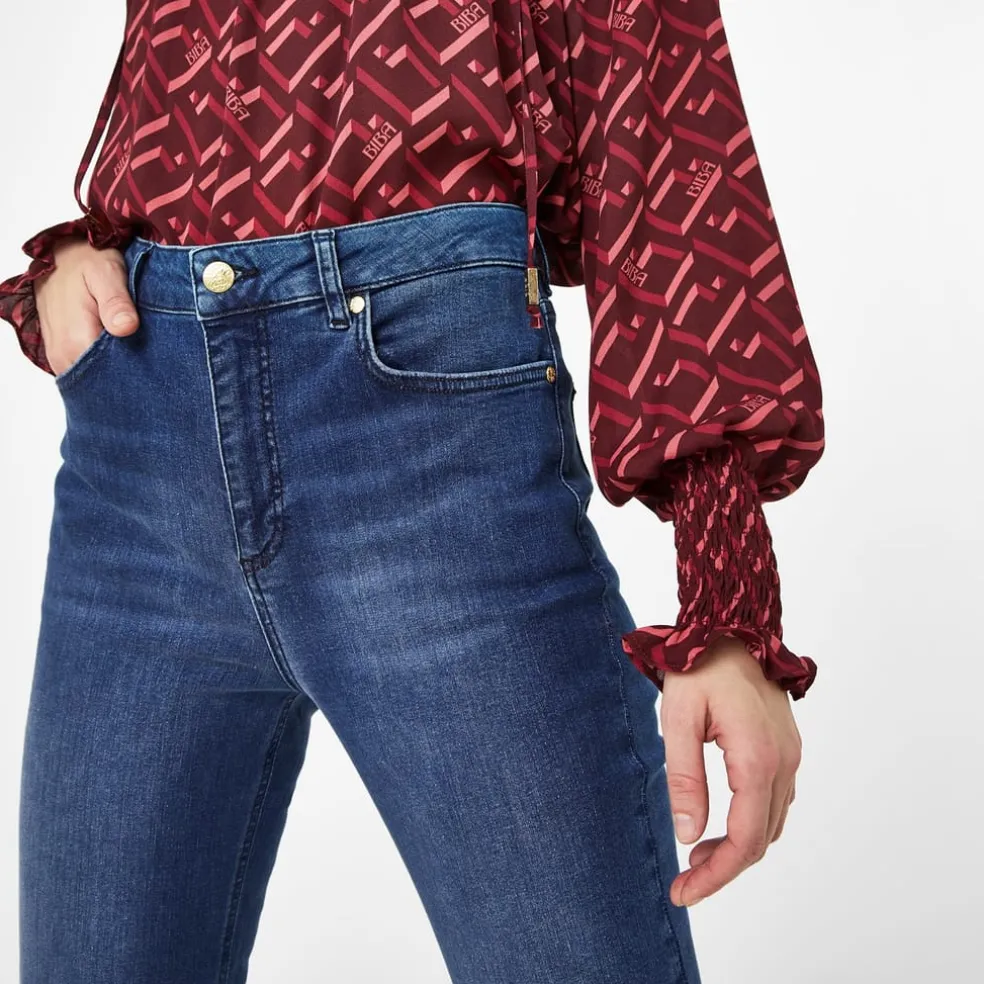 Biba Flare Jeans in Blue
