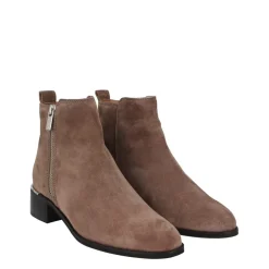 Biba Flat Ankle Boots in Grey