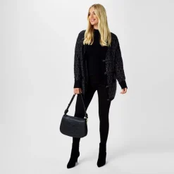 Biba Geo Knitted Cardigan in Multi