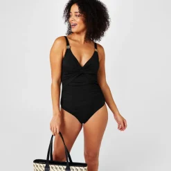 Biba Icon Swimsuit With Tummy Control in Black