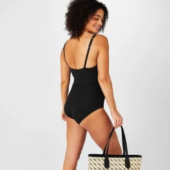 Biba Icon Swimsuit With Tummy Control in Black