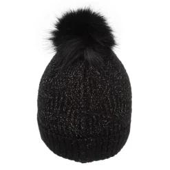 Biba Knitted Beanie in Black