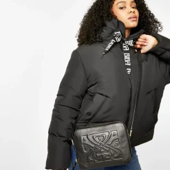 Biba Leather Rachel Cross Body Bag in Black