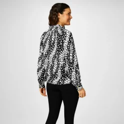 Biba Neck Blouse in Multi