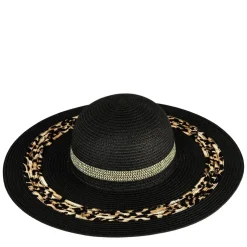 Biba Oversized Floppy Hat in Black