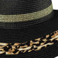 Biba Oversized Floppy Hat in Black