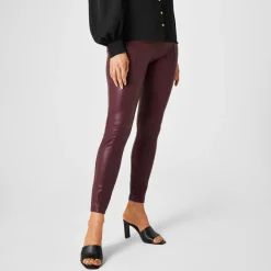 Biba Pu Stretch Legging in Red