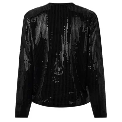 Biba Sequin Jumper in Black