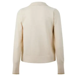 Biba Zip Up Cardigan in White