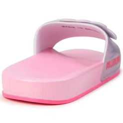 Billieblush Aqua Pool Slides in White