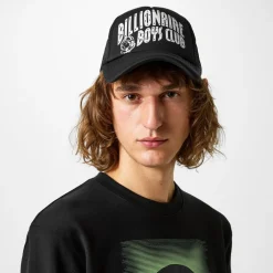 Billionaire Boys Club Arch Logo Trucker Cap in Black