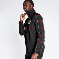 Blood Brother Athletic Long Sleeve Regular Fit Jacket in Black